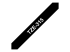 Brother TZe-315 - Standard adhesive - Left-angle