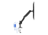 AOC AD110DX - Mounting kit (monitor arm, clamp mounting base, grommet mount) - Left side