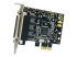 StarTech.com 4 Port PCI Express RS232 Serial Adapter Card - Left-angle