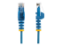 StarTech.com 50cm Slim LSZH CAT6 Ethernet Cable, 10 Gigabit Snagless RJ45 100W PoE Patch Cord, CAT 6 10GbE UTP Network Cable w/Strain Relief, Blue, Fluke Tested/ETL, Low Smoke Zero Halogen - Multi-angle