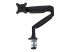 StarTech.com Desk Mount Monitor Arm, Heavy Duty Ergonomic VESA Monitor Arm, Single Display up to 9kg, Full Motion, Height Adjustable, Articulating, Aluminum, C-Clamp/Grommet, Black - Front