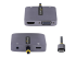 Startech USB C Video Adapter, USB C to HDMI VGA Multiport Adapter w/ 3.5mm Audio Output, 4K 60Hz, HDR, 100W PD 3.0, USB C Monitor Adapter for Laptop, Thunderbolt 3/4 Compatible - Close up