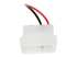 StarTech.com 36in Slimline SATA to SATA with LP4 Power Cable Adapter (SLSATAF36) - Close up