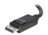 C2G 3ft Ultra High Definition DisplayPort Cable with Latches - Close up