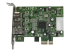 StarTech.com 3 Port 2b 1a Low Profile 1394 PCI Express FireWire Card Adapter - Front