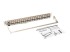 Eaton Tripp Lite Series 48-Port Cat6a Patch Panel Rackmount Shielded Feedthrough RJ45 1U - Left-angle