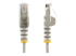 StarTech.com 50cm Slim LSZH CAT6 Ethernet Cable, 10 Gigabit Snagless RJ45 100W PoE Patch Cord, CAT 6 10GbE UTP Network Cable w/Strain Relief, Grey, Fluke Tested/ETL, Low Smoke Zero Halogen - Front