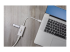 StarTech.com USB 3.0 to Gigabit Ethernet Adapter NIC w/ USB Port (White) - Front