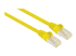 Intellinet Network Patch Cable, Cat6, 10m, Yellow, Copper, S/FTP, LSOH / LSZH, PVC, RJ45, Gold Plated Contacts, Snagless, Booted, Lifetime Warranty, Polybag - Left-angle