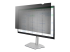 StarTech.com 19.5-inch 16:9 Computer Monitor Privacy Filter, Anti-Glare Privacy Screen w/51% Blue Light Reduction, Monitor Screen Protector w/+/- 30 Deg. Viewing Angle (19569-PRIVACY-SCREEN) - Right-angle