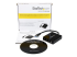 Startech USB 3.0 to Dual Port Gigabit Ethernet Adapter w/ USB Port - Left-angle