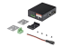 StarTech.com PoE+ Industrial Fiber to Ethernet Media Converter 60W, SFP to RJ45, Singlemode/Multimode Fiber to Copper Gigabit Ethernet, Compact, IP-30/ -40 to +75C, PoE+ Media Converter - Left-angle