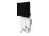 Ergotron StyleView Vertical Lift, Patient Room - Right-angle