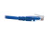 Eaton Tripp Lite Series Cat6 Patch Cable Up-Angled Gigabit RJ45 UTP Molded M/M Blue 1ft - Close up