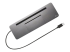 i-Tec USB-C Metal Ergonomic 4K 3x Display Docking Station + Power Delivery - Left-angle