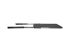 Intellinet 19" Sliding Shelf, 1U, 800 to 1000mm Depth, shelf depth 550mm, Black - Left side