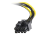 StarTech.com 6in LP4 to 8 Pin PCI Express Video Card Power Cable Adapter - Right-angle