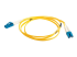 C2G LC-LC 9/125 OS1 Duplex Singlemode PVC Fiber Optic Cable (LSZH) - Front