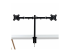 Lindy Dual Display Bracket w/ Pole & Desk Clamp - Back
