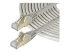 StarTech.com 10m CAT6A Ethernet Cable, 10 Gigabit Shielded Snagless RJ45 100W PoE Patch Cord, CAT 6A 10GbE STP Network Cable w/Strain Relief, Grey, Fluke Tested/UL Certified Wiring/TIA - Close up