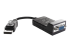 HP - VGA adapter - DisplayPort (M) to HD-15 (VGA) (F) - Left-angle