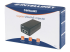 Intellinet Gigabit Ultra PoE+ Injector, 1 x 60 W Port, IEEE 802.3bt and IEEE 802.3at/af Compliant, Plastic Housing (UK Power Cord) - Right-angle