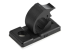 StarTech.com 100 Adhesive Cable Management Clips Black, Network/Ethernet/Office Desk/Computer Cord Organizer, Sticky Cable/Wire Holders, Nylon Self Adhesive Clamp UL/94V-2 Fire Rated - Front