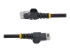 Startech 25ft CAT6 Ethernet Cable, 10 Gigabit Snagless RJ45 650MHz 100W PoE Patch Cord, CAT 6 10GbE UTP Network Cable w/Strain Relief, Black, Wiring is UL Certified/TIA - Multi-angle