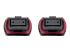 Eaton Tripp Lite Series 100G MTP/MPO Multimode OM4 Plenum-Rated Fiber Optic Cable (F/F), 12 Fiber, 40/100GBASE-SR4, Push/Pull Tabs, Magenta, 2 m - Close up