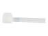 StarTech.com 10"(25cm) Cable Ties, 1/8"(4mm) wide, 2-5/8"(68mm) Bundle Diameter, 50lb(22kg) Tensile Strength, Nylon Self Locking Zip Ties w/ Curved Tip, 94V-2/UL Listed, 100 Pack, White - Close up