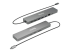 Plugable 11-IN-1Hub with Ethernet - Multi-angle