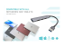 i-Tec USB 3.0 Metal HUB - Left-angle