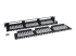 Eaton Tripp Lite Series 48-Port Cat6 Cat5 Patch Panel High Density 110 Punch down Rackmount 1URM TAA - Front