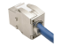 Eaton Tripp Lite Series Shielded Cat6a Keystone Jack with Dust Shutter, 180-Degree , Toolless - Back