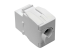 Eaton Tripp Lite Series Cat6/Cat5e Toolless Keystone Jack RJ45 Shuttered, Dust Cap PoE/PoE+ Compliant, White, TAA - Back