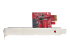 StarTech.com SATA PCIe Card, 2 Port PCIe SATA Expansion card, 6Gbps SATA Card, Full/Low Profile, PCI Express to SATA Adapter, ASM1061 Non-Raid SATA Controller Card - Left side