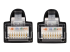 Eaton Tripp Lite Series Cat6a 10G Snagless UTP Ethernet Cable (RJ45 M/M), Black, 5 ft. (1.52 m) - Close up