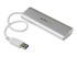 StarTech.com 4 Port Portable USB 3.0 Hub with Built-in Cable - Right-angle
