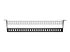 Startech 1U Rack Mountable Cable Lacing Bar w/Adjustable Depth, Cable Support Guide For Organized 19" Racks/Cabinets, Horizontal Cable Guide For Patch Panels/Switches/PDUs - Top
