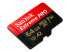 SanDisk Extreme Pro - flash memory card - Left-angle