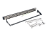 Eaton Tripp Lite Series 24-Port Cat6a Patch Panel Shielded Feedthrough Rackmount RJ45 1U - Front