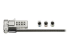 Kensington Universal 3-in-1 Combination Laptop Lock - Close up
