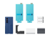 Samsung EF-MF966 - Back cover for mobile phone - Front
