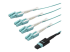 StarTech.com MTP to LC Breakout Cable - Right-angle