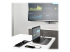 StarTech.com Conference Table Box for AV Connectivity & Power/Charging, 4K HDMI output w/ HDMI, DP, & VGA Inputs, GbE, Audio, Charging Station w/ 2x USB-A & 1x CE Certified UK Plug - Left-angle