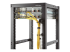 Startech 1U Vertical 2.2 x 3.9in Server Rack Cable Management D-Ring Hook w/ Flexible Opening - Right-angle