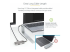StarTech.com USB-C Multiport Adapter, 4K 60Hz HDMI, HDR, 3-Port USB Hub, 100W Power Delivery Pass-Through, USB Type C Mini Docking Station, Certified Works with Chromebook - Left-angle