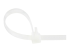 StarTech.com 15cm(6") Reusable Cable Ties, 7mm(1/4") wide, 35mm(1-3/8") Bundle Dia. 22kg(50lb) Tensile Strength, Releasable Nylon Ties, Indoor/Outdoor, 94V-2/UL Listed, 100 Pack, White - Close up