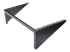 StarTech.com 6U Wall Mount Patch Panel Bracket - Back