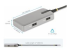 Startech USB-C Multiport Adapter, 4K 60Hz HDMI w/HDR, 2-Port 5Gbps USB 3.0 Hub, 100W Power Delivery Pass-Through, GbE, USB Type C Mini Docking Station, Works with Chromebook certified - Multi-angle